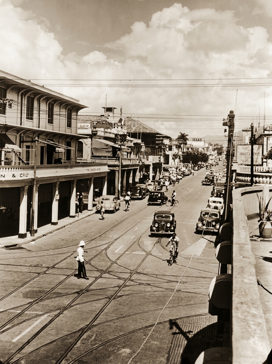 King Street, Kingston Jamaica circa 1960 — the birthplace of Ammar's Department Stores